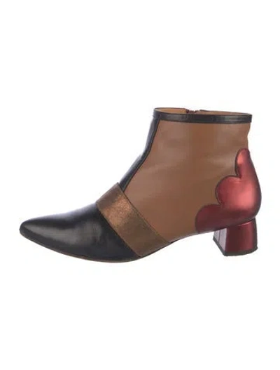 Pre-owned Chie Mihara Leather Boots In Brown