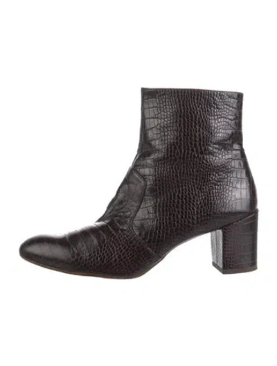 Pre-owned Chie Mihara Leather Boots In Brown