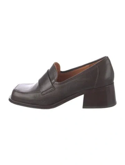 Pre-owned Chie Mihara Leather Pumps In Brown