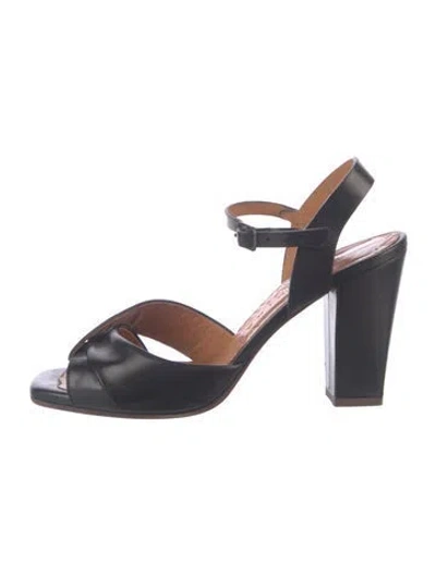 Pre-owned Chie Mihara Leather Sandals In Black