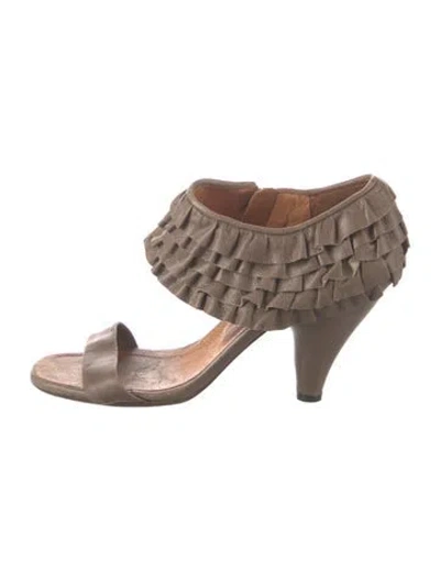 Pre-owned Chie Mihara Leather Sandals In Brown