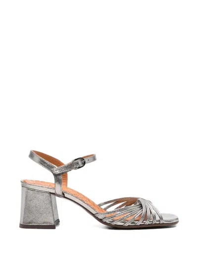 Chie Mihara Leske Block-heel Sandals In Metallic