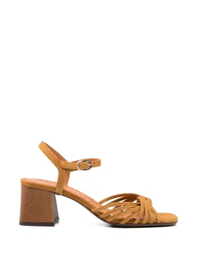 Chie Mihara Leske Suede Sandals In Yellow