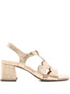 Chie Mihara Chunky High-heeled Sandals In Neutral