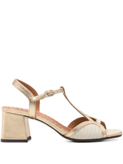 CHIE MIHARA LIPIKA T-STRAP BLOCK-HEEL SANDALS