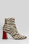 Chie Mihara Londa High Heels Ankle Boots In Multi