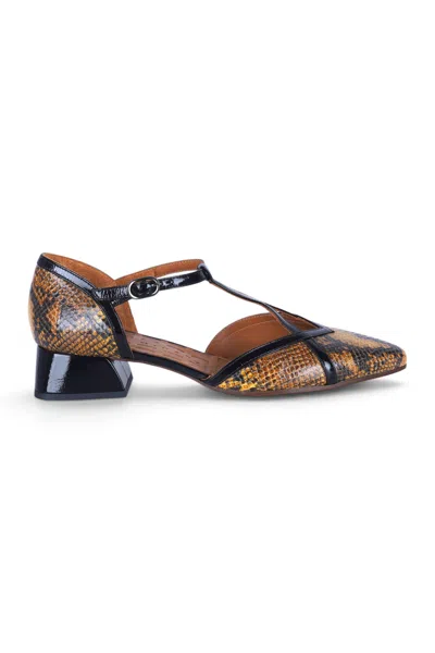 Chie Mihara - Low Shoes - 480954 - Black/ocra In Multi
