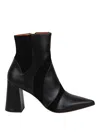 Chie Mihara Woman Ankle Boots Black Size 8 Leather In Black