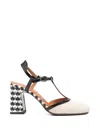 Chie Mihara Mahedi Patterned Sandals In Neutral