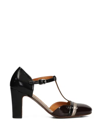 Chie Mihara Maver T-bar Leather Pumps In Black
