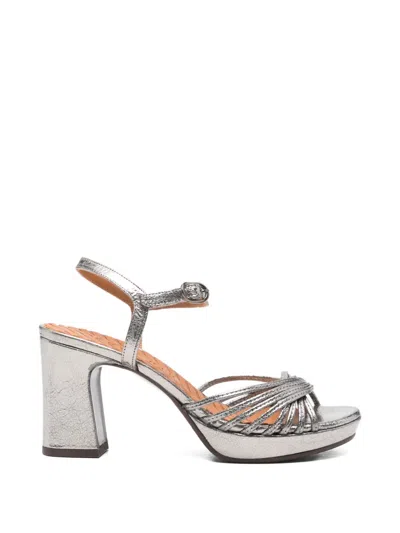 Chie Mihara Metallic-effect Strappy Sandals