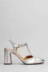 Chie Mihara Mira 46 Pumps In Silver Leather In Silver