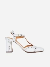 CHIE MIHARA MIRA BROGUE LEATHER SANDALS