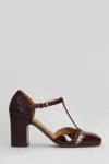 Chie Mihara 65mm Miver Sequin-embellished T-bar Pumps In Brown