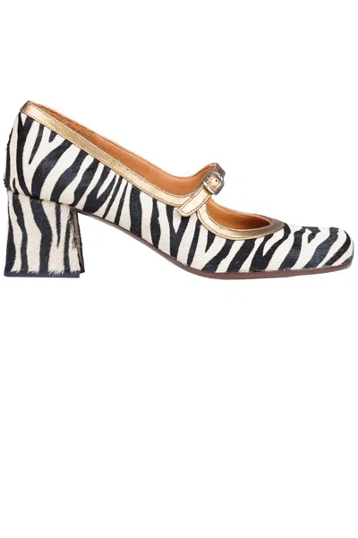 Chie Mihara Mumma Mary Jane Pumps In Beige