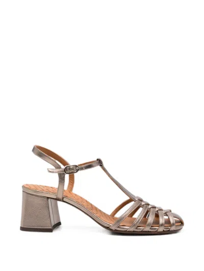 Chie Mihara Mustel Cage Sandals In Gold