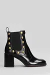 Chie Mihara 75mm Embellished Block-heel Ankle Boots In Black
