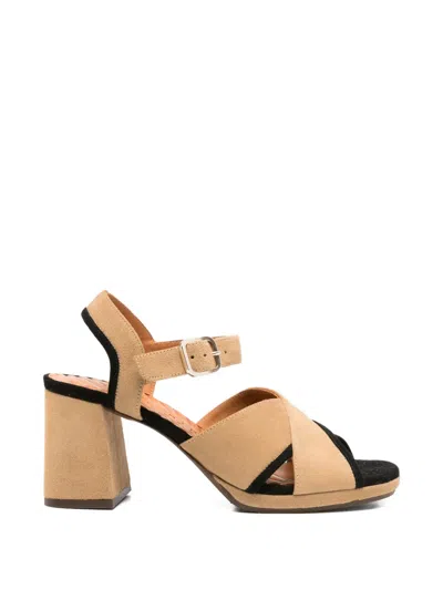 Chie Mihara Oendi Criss-cross Strap Sandals In Nude