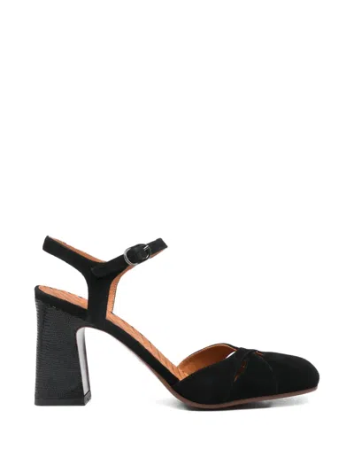 Chie Mihara Oidina Criss-cross Ankle-strap Pumps In Black