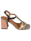Chie Mihara Piyata Sandals In Black