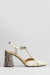 Chie Mihara Pumps In Beige Leather In Beige