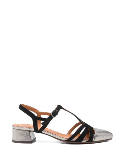 Chie Mihara Rosali Strappy Pumps In Silver