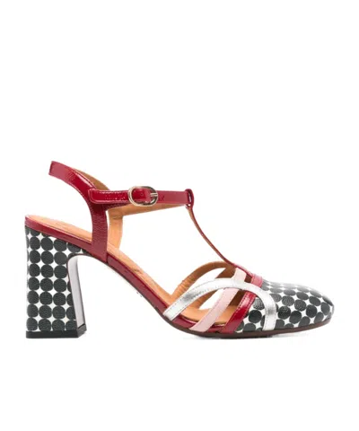 CHIE MIHARA ROUND-HEADED HIGH-HEELED SANDALS