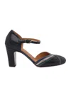 Chie Mihara Mirka Lizard-effect Pumps In Black