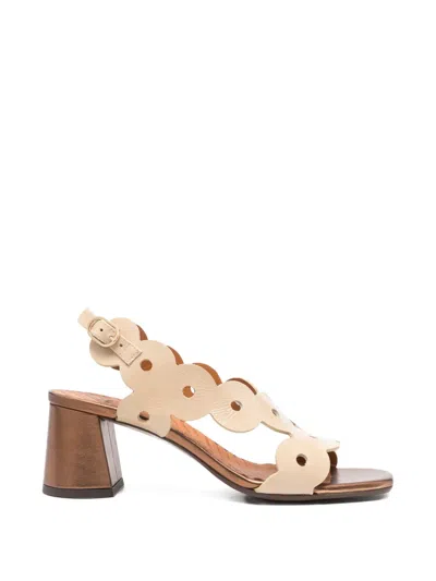Chie Mihara Ryed Block-heel Sandals In Neutral