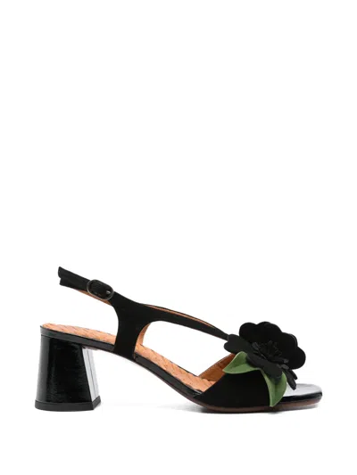 Chie Mihara Rymane Floral-detail Pumps In Black