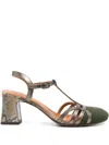 Chie Mihara Sandali Tacco 55 In Maute Dali Verde