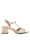 Chie Mihara Lipika T-strap Block-heel Sandals In Neutral