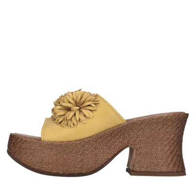 Chie Mihara Sandals In Yellow