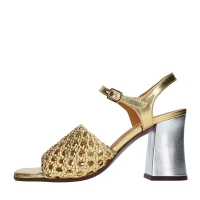 Chie Mihara Sandals Golden In Oro Marroni