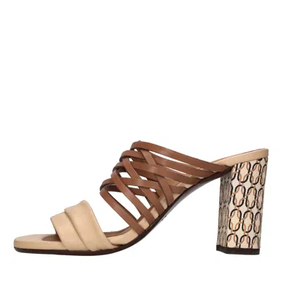 Chie Mihara Sandals In Brown