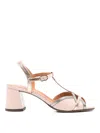 Chie Mihara Ryejo T-strap Block-heel Sandals In Pink