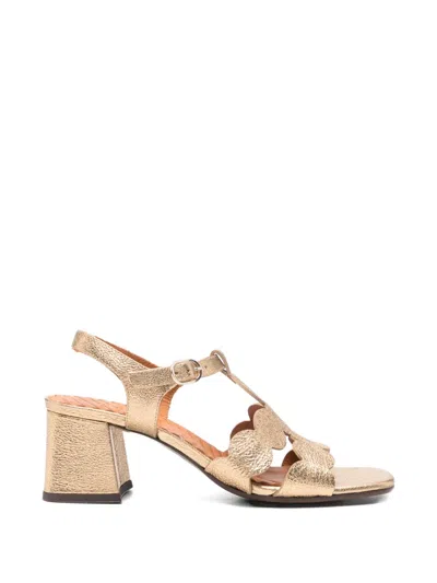 Chie Mihara Scallop-strap Sandals In Animal Print