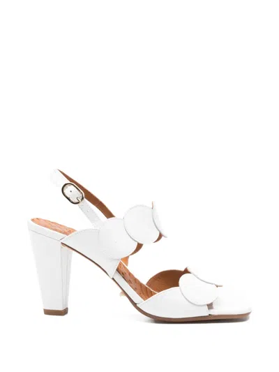 Chie Mihara Scalloped Lurana Sandals In White