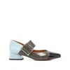Chie Mihara 35mm Buckle-strap Block-heel Pumps In Multi