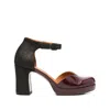 Chie Mihara 80mm Damaho Ankle-strap Block-heel Sandals In Multi