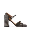 Chie Mihara Obindi 70mm Leather Pumps In Grey