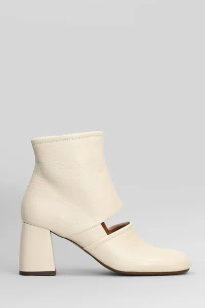 Chie Mihara Sonli High Heels Ankle Boots In Neutral