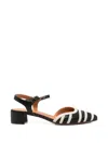 Chie Mihara Striped Pumps In Multi