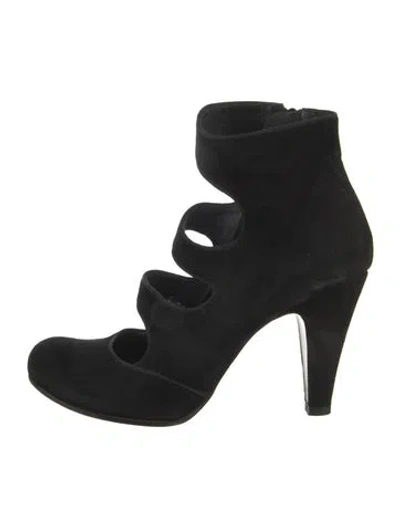 Pre-owned Chie Mihara Suede Pumps In Black