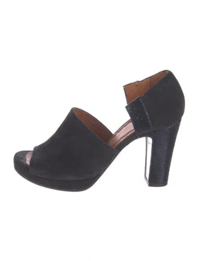 Pre-owned Chie Mihara Suede Pumps In Blue