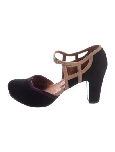 Pre-owned Chie Mihara Suede Pumps In Multi