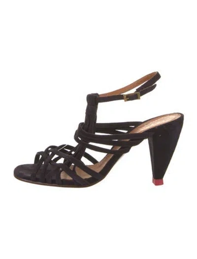 Pre-owned Chie Mihara Suede Sandals In Brown