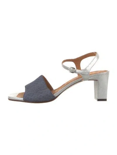 Pre-owned Chie Mihara Suede Sandals In Silver