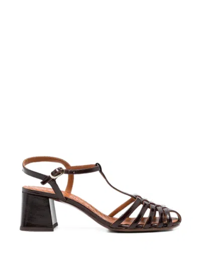 Chie Mihara T-bar Caged Sandals In Brown