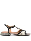 Chie Mihara Slipper-mule In Black Leather In Black